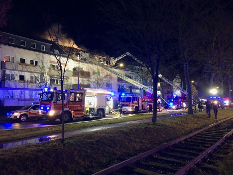 Wohnungsbrand Einsatz Carl-Ulrich Straße